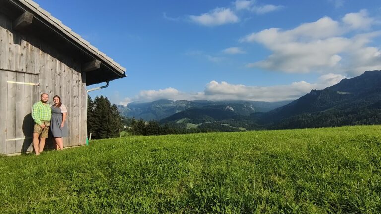 Team von Alpengold. Beni, Lea.